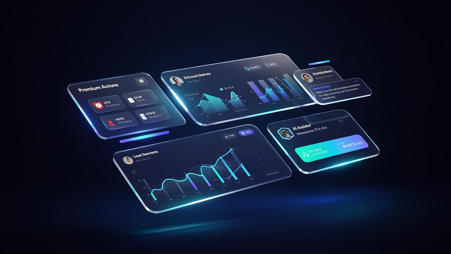 Premium website and analytics dashboard